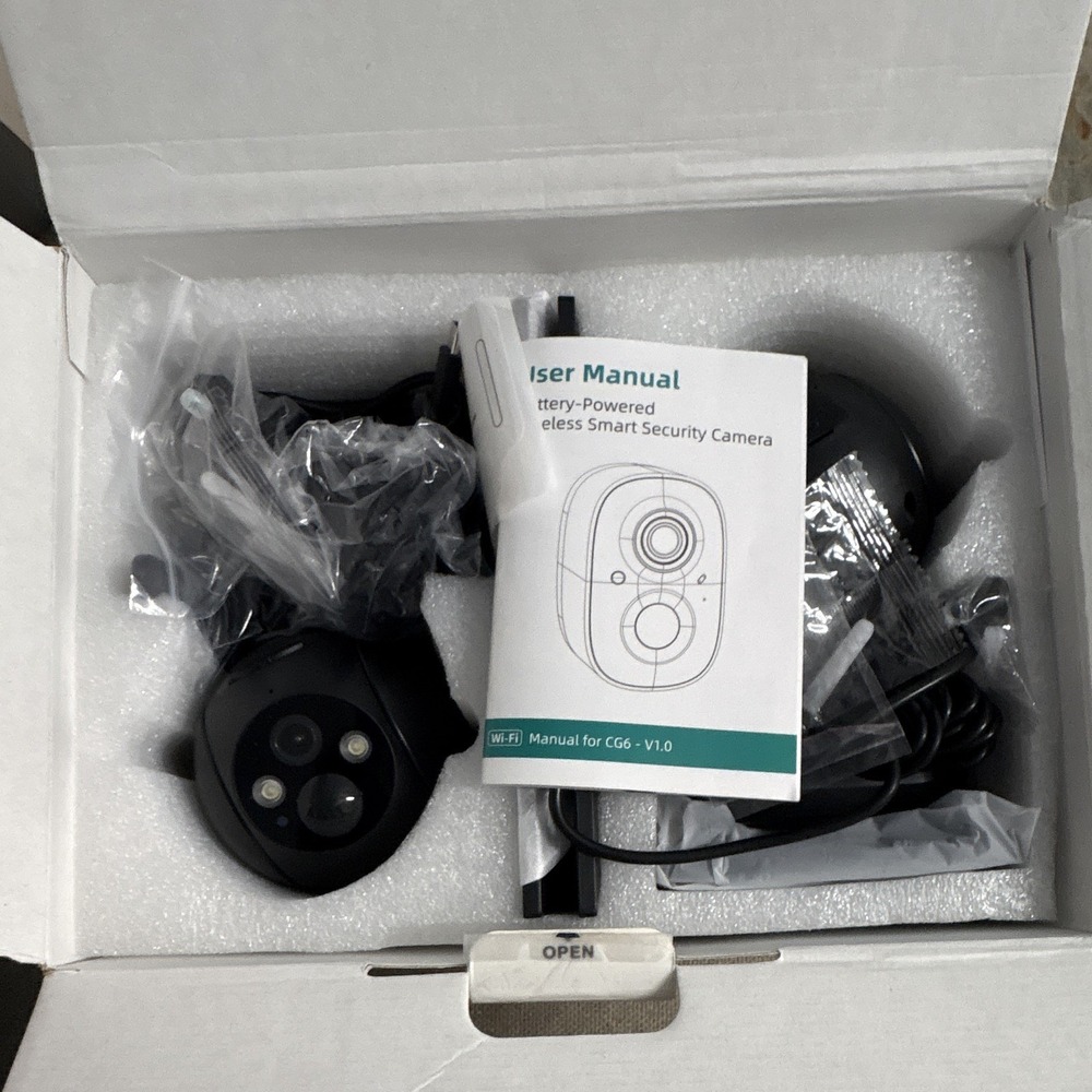 2-Pack CG6‎ Pan/Tilt Wire-Free Wi-Fi HD Cameras Night Vision PIR 2-Way Alexa - Picture 2 of 5